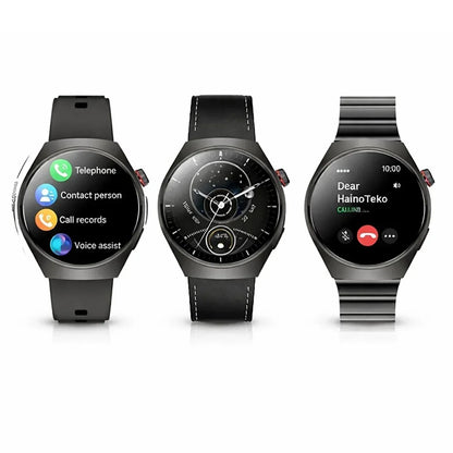 Haino Teko-32 Waterproof Smartwatch – Curved AMOLED Display, Bluetooth Calling & 3 Pair Straps
