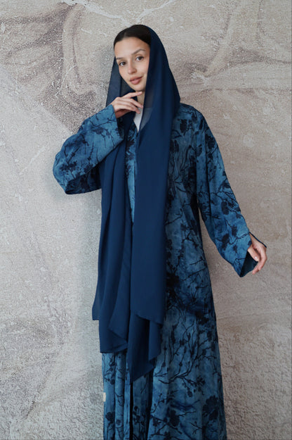 Ocean Bloom Abaya